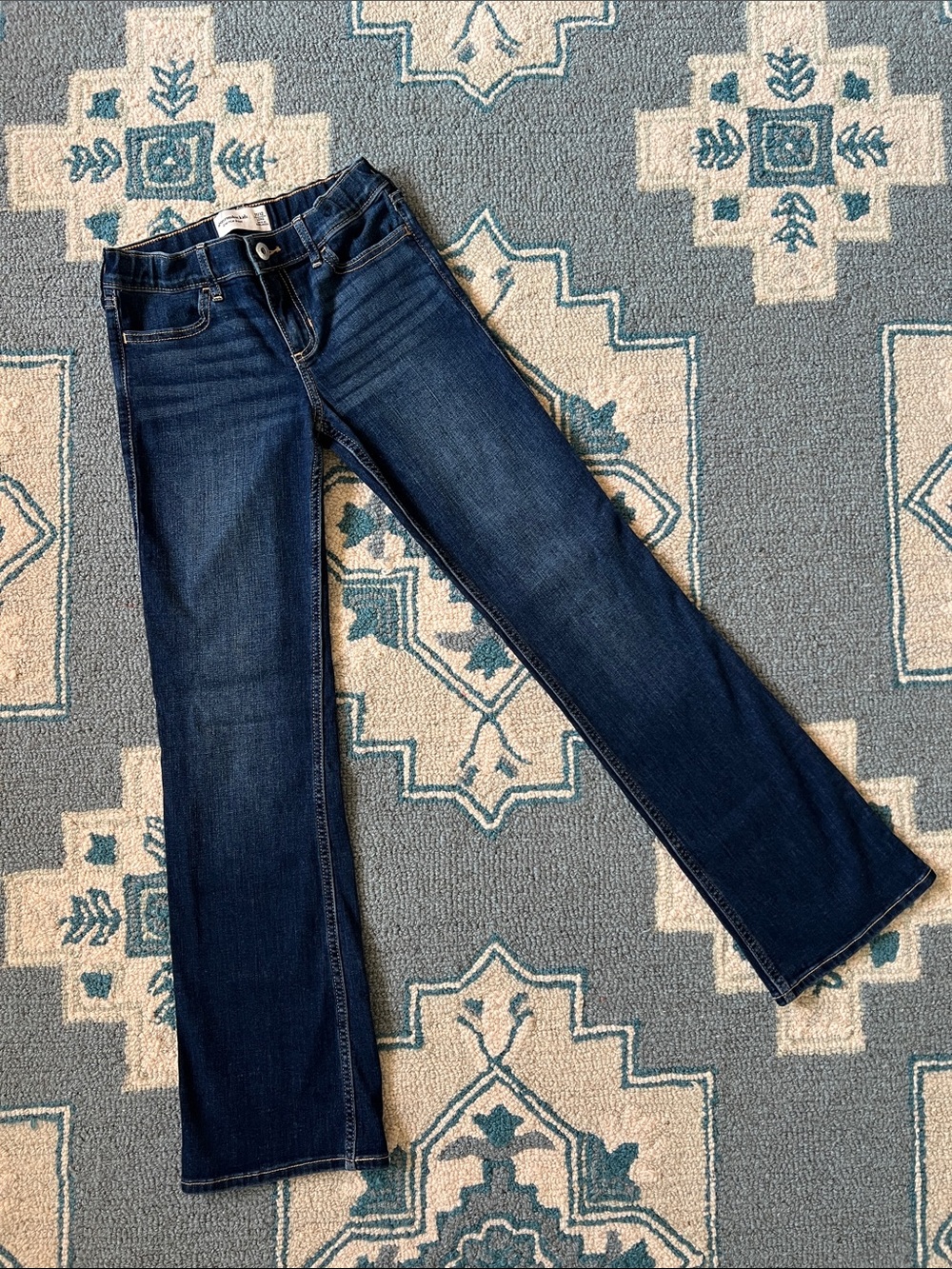 abercrombie kids Dark Blue Bootcut Jeans